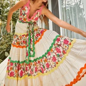 Farm Rio Toucans Garden Maxi Dress